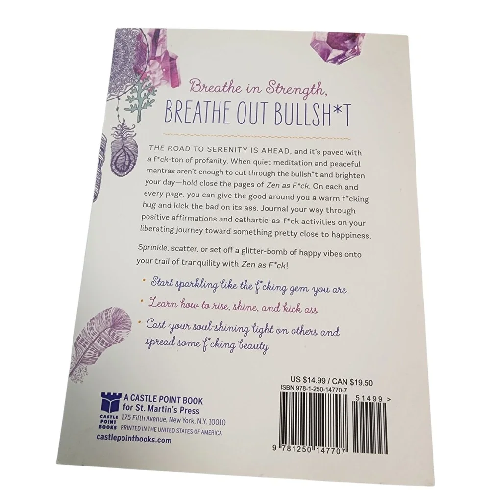 Zen as‎ Fck A Journal For Practicing The Mindful Art Of Not book Monica Sweeney